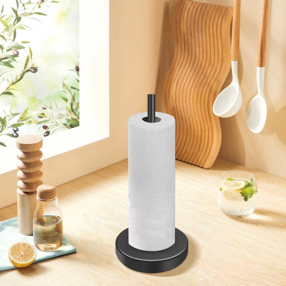 BWE Contemporary Counter Top Kitchen Paper Towel Holder Stand with