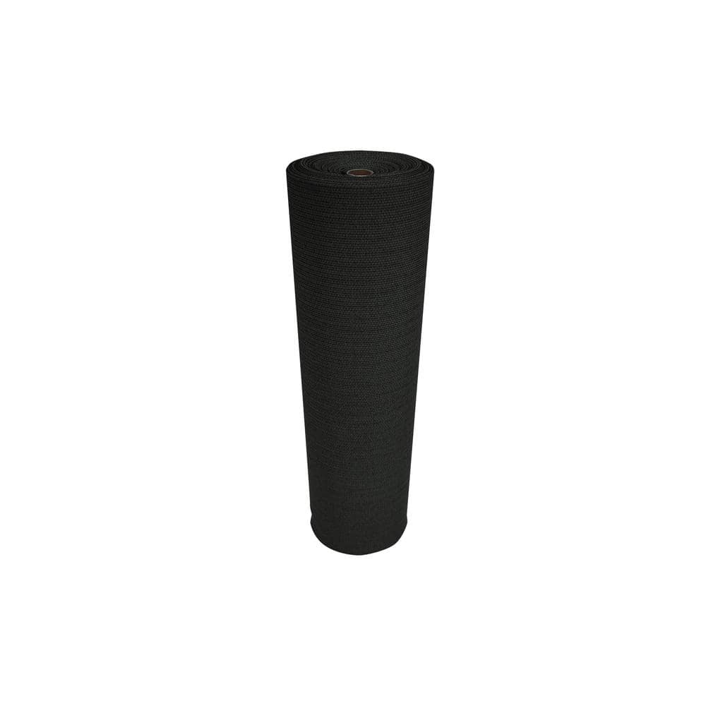 Coolaroo 6 ft. x 100 ft. Shade Fabric Cloth Roll Black - 70% UV Block  439729 - The Home Depot