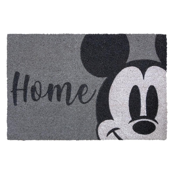 fles Won geleider Disney Mickey Mouse Home and Welcome 20 in. x 34 in. Coir Door Mat (2-Pack)  47318 - The Home Depot