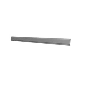 Washington Veiled Gray Plywood Shaker Assembled Kitchen Cabinet Light Rail Molding 96 in W x 0.75 in D x 2.25 in H