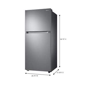 29 in. 17.6 cu. ft. Top Freezer Refrigerator with FlexZone and Ice Maker in Fingerprint-Resistant Stainless Steel