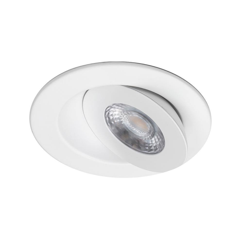 White Glass 4.73" LED Recessed Lighting Kit