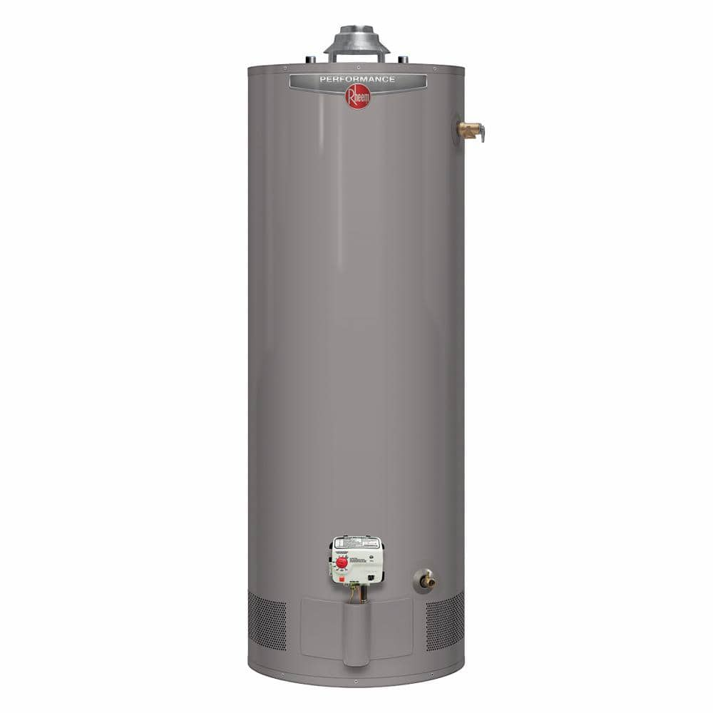 Rheem Performance 40 Gal. Short 36,000 BTU Liquid Propane Water Heater ...