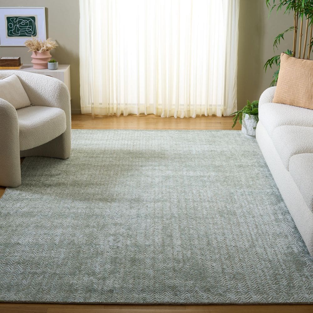 Glamour 9 ft. x 12 ft. Green/Ivory Geometric Area Rug price history on PriceWatchPro