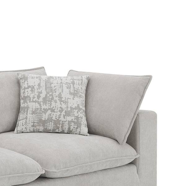 Acme Furniture Marisa 43 in. Straight Arm 1-Piece Fabric Rectangle