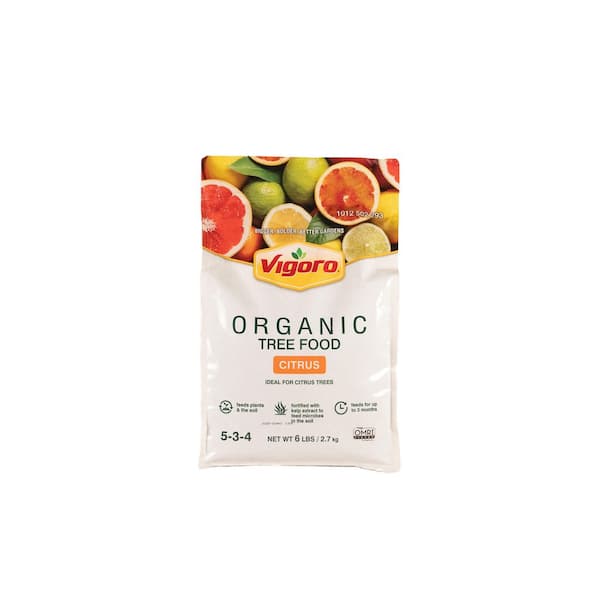 Vigoro 6 lb. Organic Citrus Dry Plant Food Fertilizer 5-3-4