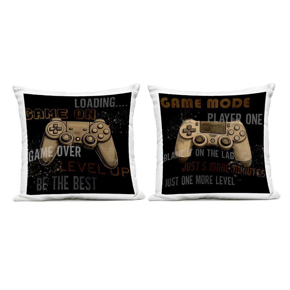Vintage Controllers with Expressions Black Square Outdoor Throw Pillow (Set of 2) price history on PriceWatchPro
