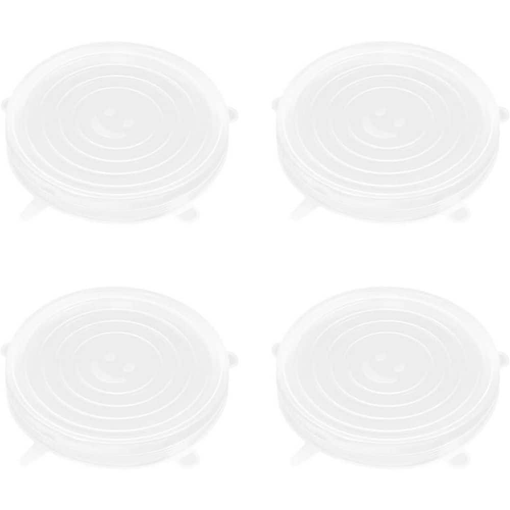 4 Pack Silicone Stretch Lids Piece Durable Expandable Airtight Microwave Freezer Safe Food Storage Kitchen Set price history on PriceWatchPro