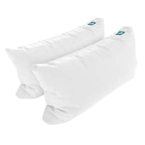 White King-Size Sleeping Pillow with Cover, 2-Pack