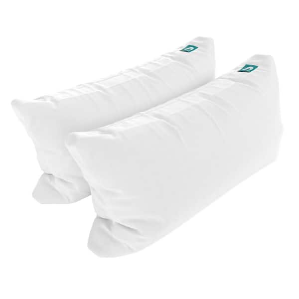 Contour White King-Size Sleeping Pillow with Cover, 2-Pack
