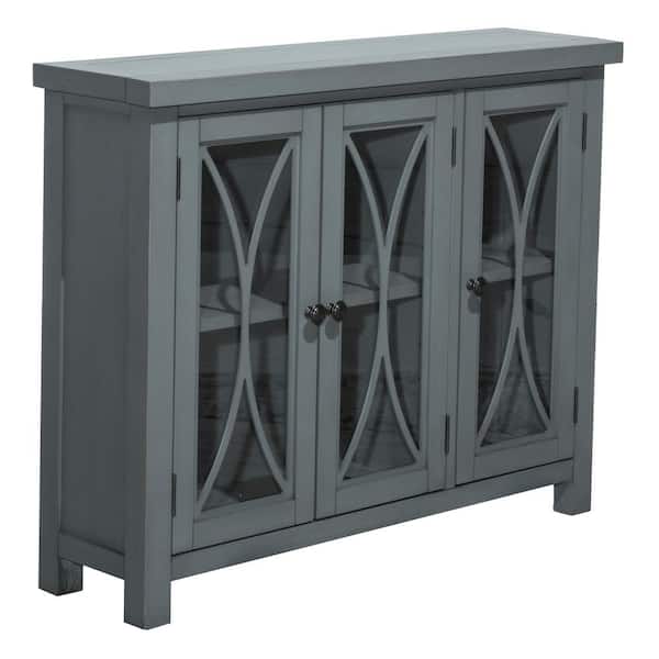 Hillsdale Furniture Bayside Robin Egg Blue 3-Door Cabinet