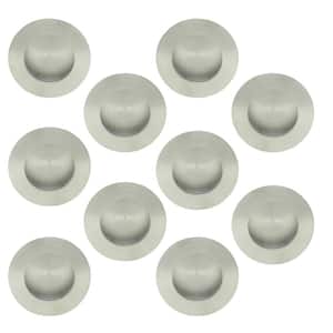 FHIX 2-9/16 in. Dia Satin Stainless Steel Circular Flush Cup Pull (10-Pack)