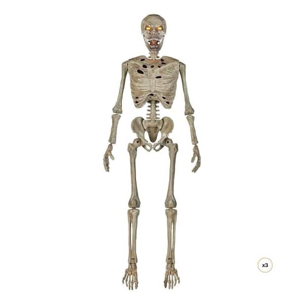 5 ft. Grave & Bones LED Ultra Pose-N-Stay Corpse (3-Count)