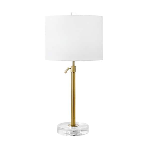nuLOOM Gardiner 26 in. Gold Traditional Table Lamp with Shade