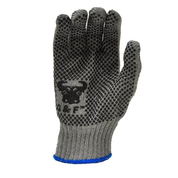 Pack of: 12 PVC Dots L - GL-17460-Z12 Cotton & Polyester Gloves
