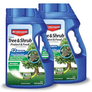 4 lbs. Ready-to-Use Tree and Shrub Protect and Feed Granules (2-Pack)