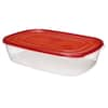 Rubbermaid TakeAlongs Rhubarb 1 Gallon Rectangle 2-Container