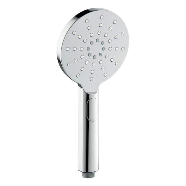 KIBI Circular 3-Spray Wall Mount Handheld Shower Head 1.75 GPM in Chrome