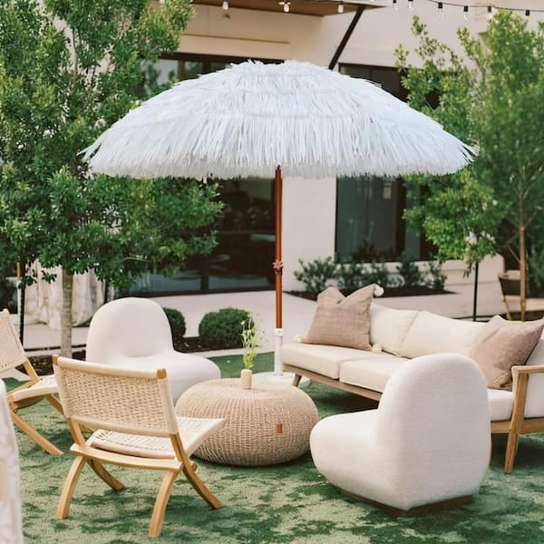 7 thatch patio umbrellas FOREVER BAMBOO Ft Natural Bamboo Seagrass Umbrella Tiki Outdoor for With Bamboo Pole Table Umbrella For Outside : Patio, Lawn & Garden When not in use or during severe weather Palapa Tiki Umbrella 7'6