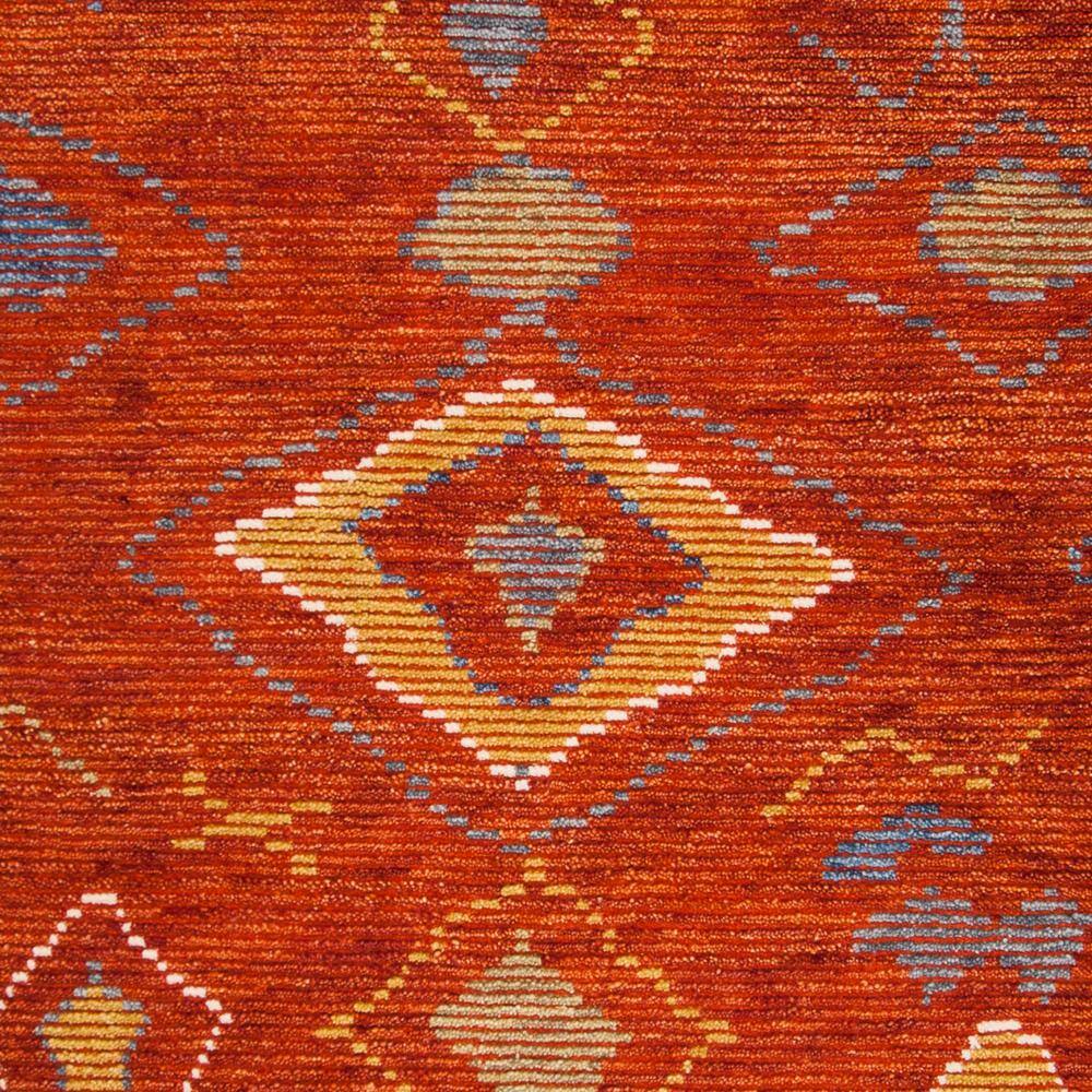 Tribal Essence Hand-Knotted Wool Area Rug in Red/Multi, 9' x 12'