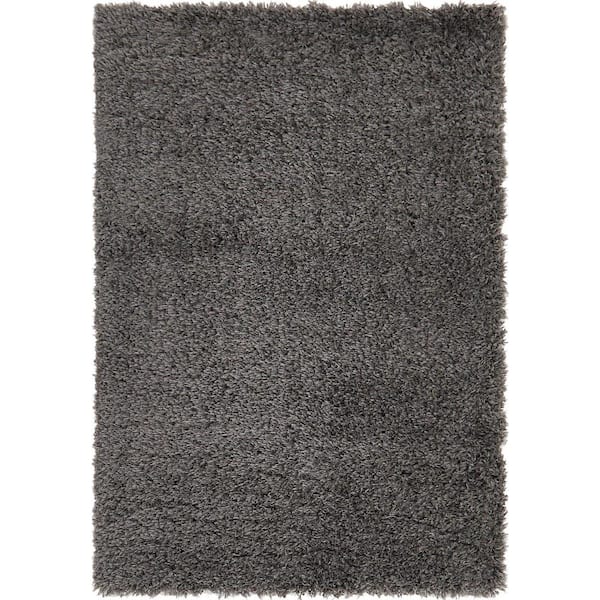 Shag Slate 4' 0 x 6' 0 Area Rug