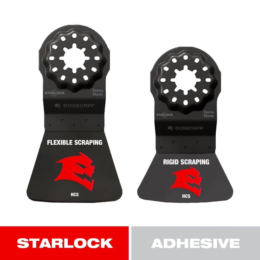 DIABLO Starlock High Carbon Steel Oscillating Scraper Set for