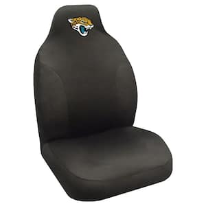 NFL - Jacksonville Jaguars Black Polyester Embroidered 0.1 in. x 20 in. x 40 in. Seat Cover