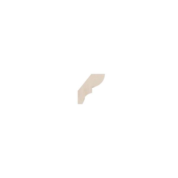 Ekena Millwork WM75 0.56 in. D x 1.63 in. W x 96 in. L Wood (Maple) Crown Molding