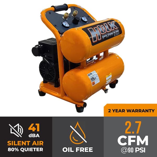 2 gallon Silent Air Compressor 3/4 HP
