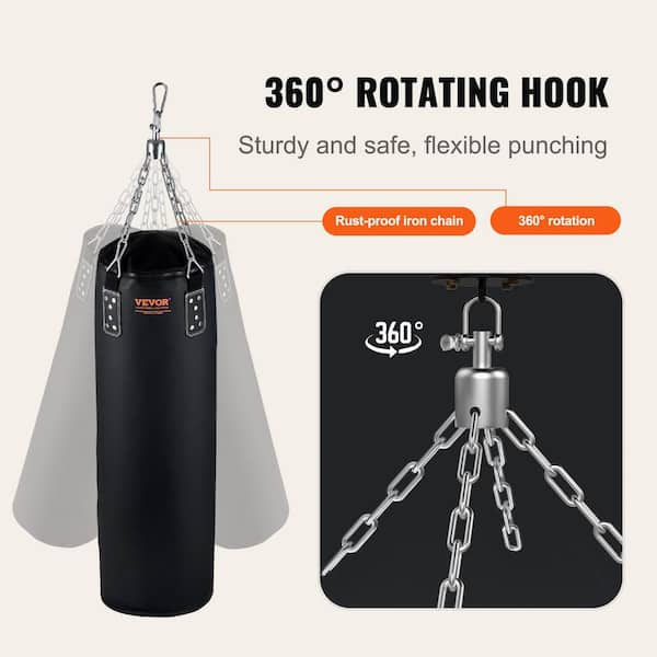 メンテナンス Weighted Punching Bag VEVOR Punching Bag 4 ft. PVC Heavy Boxing Bag Set for Adults