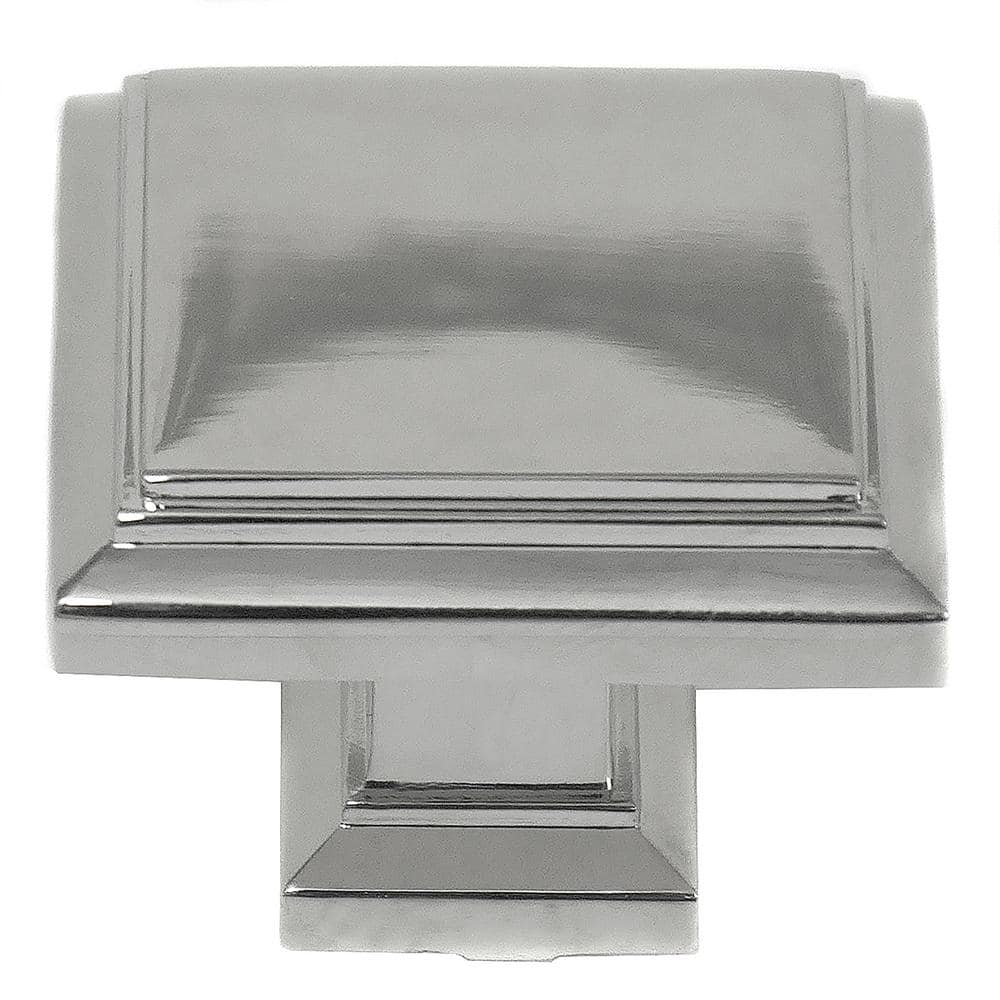 Beacon Hill 1-1/4 in. Polished Nickel Square Cabinet Knob price history on PriceWatchPro