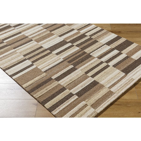 8 ft. x 10 ft. Brown/Beige La Puna LPN-2307 Handmade Area Rug
