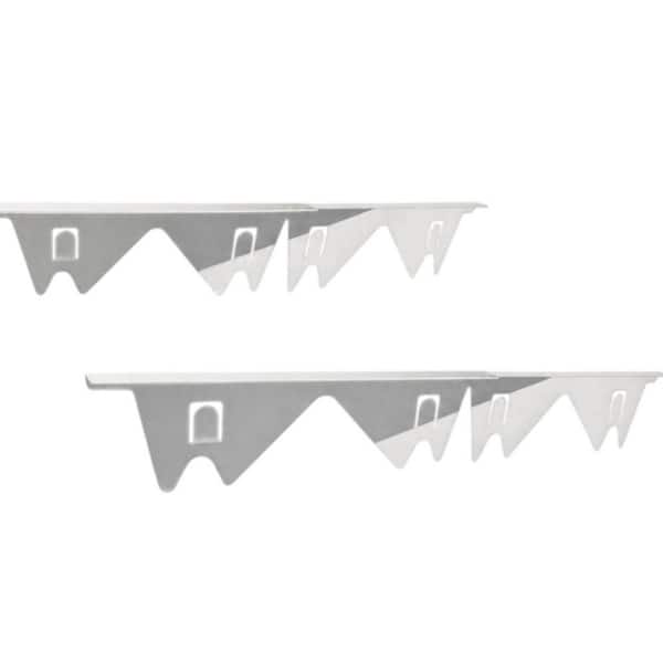 2-Pack Silver Stainless Steel Retractable Stove Gap Covers, Heat Resistant Stove Gap Filler Accessory for Kitchen