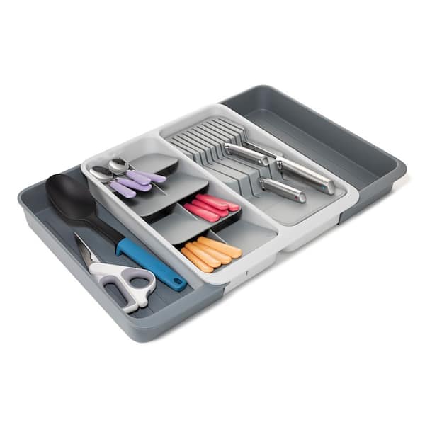 Drawer Store Expanding Tiered Cutlery and Knife Organizer