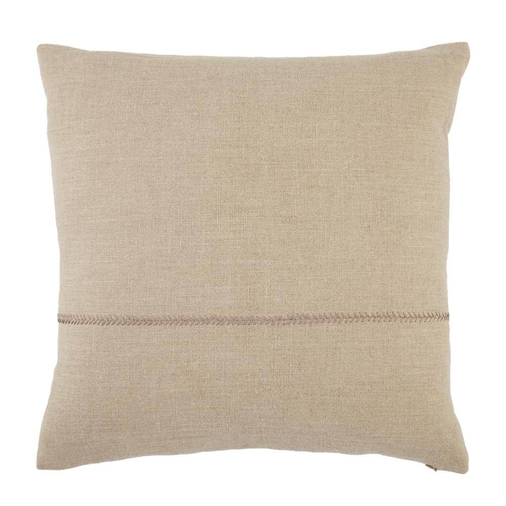 Behati Gray 22 in. x 22 in. Down Fill Throw Pillow BRW103465 - The Home ...