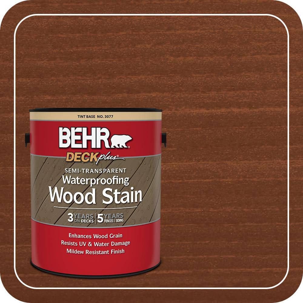 BEHR DECKplus 1 gal. #ST-142 Cappuccino Semi-Transparent