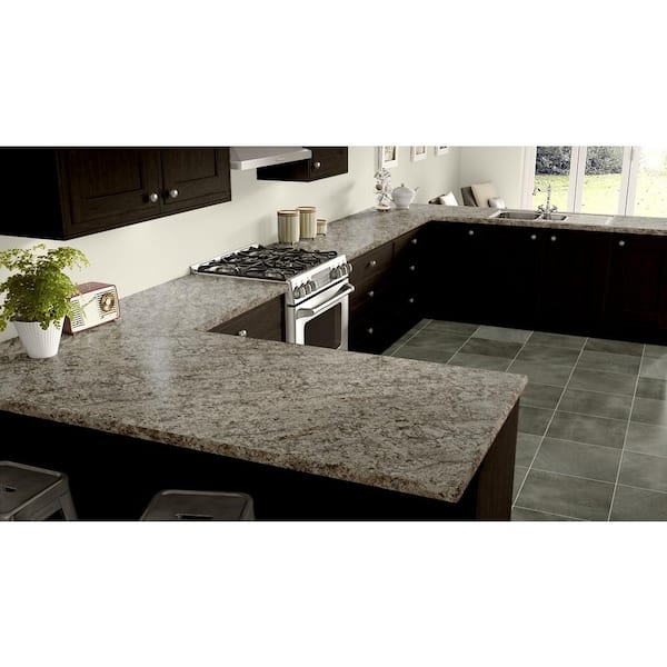 5 ft. x 10 ft. Laminate Sheet in Bianco Romano with HD Mirage Finish
