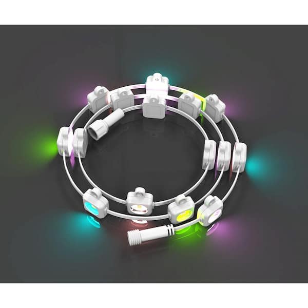 15 Light 25 ft. Indoor/Outdoor Plug-in Integrated LED Novelty Permanent String-Light