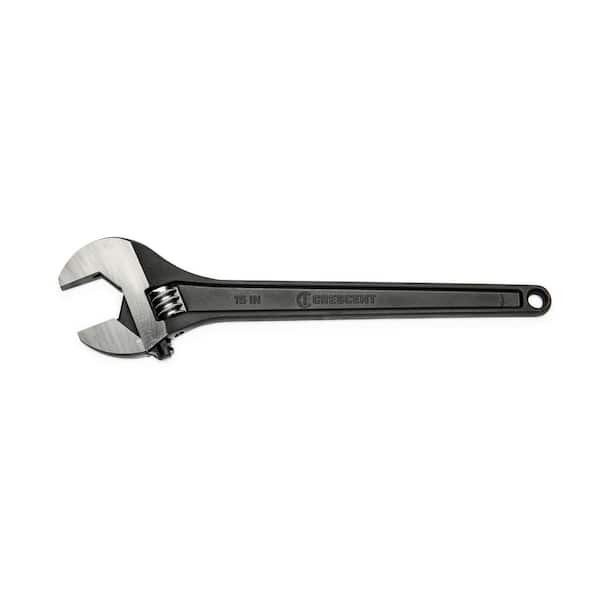 Crescent 15 In Black Oxide Adjustable Wrench At215bk The Home Depot