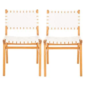 Taika White/Beige Dining Chair (Set of 2)