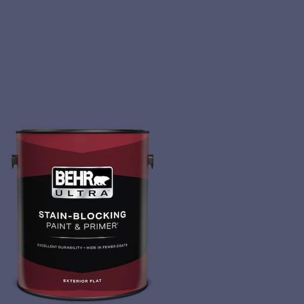 BEHR ULTRA 1 gal. #S540-7 Bossa Nova Flat Exterior Paint & Primer