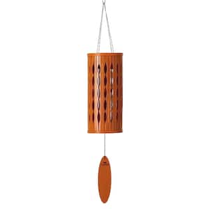 Signature Collection Aloha Chime 28 in. Summer Marigold Wind Chimes Coastal Gifts Outdoor Patio Home Garden Decor ACSM