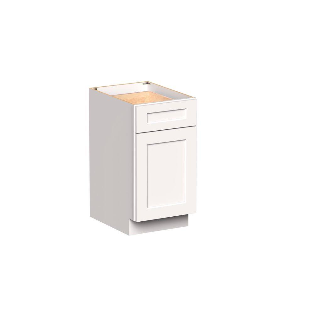 "Shaker Style 18"" W x 24"" D x 34.5"" H  Wood Frame Ready to Assemble Waste Basket Base Kitchen Cabinet in Shaker White" price history on PriceWatchPro