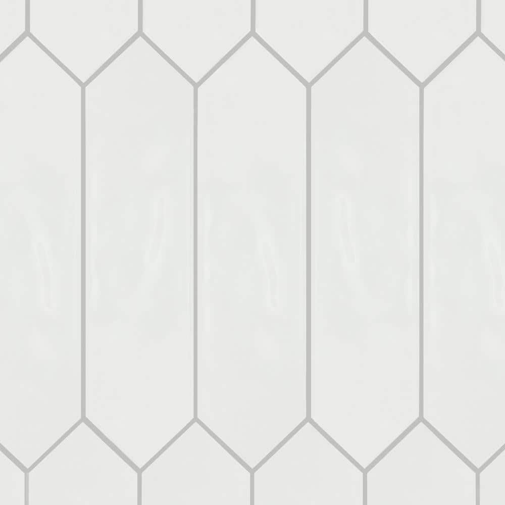 Daltile LuxeCraft Artic White Glossy 3 in. x 12. in. Glazed