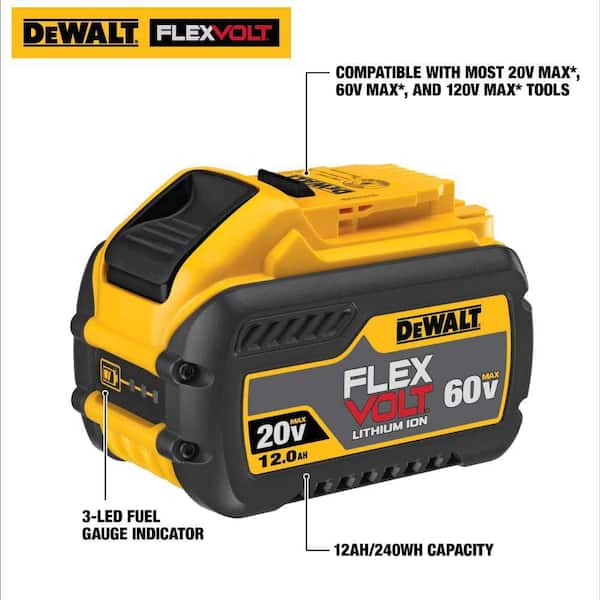 20V/60V MAX FLEXVOLT Lithium-Ion 9.0Ah Battery and Charger Starter Kit