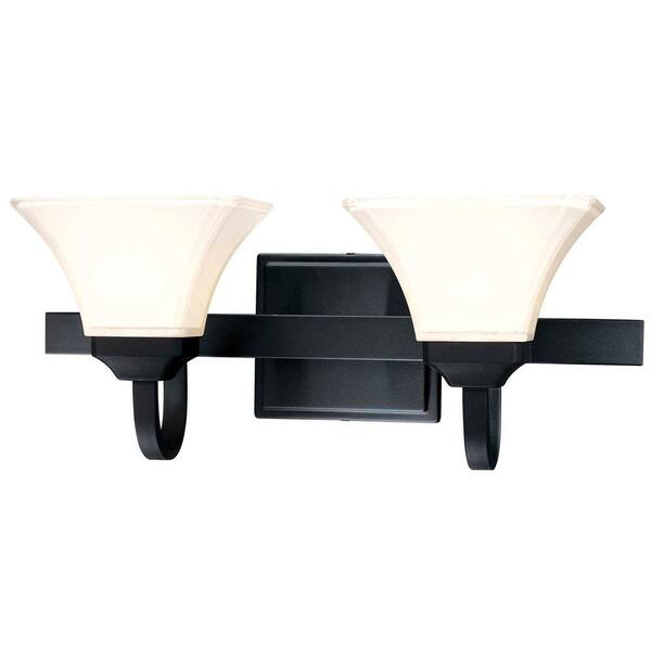 Minka Lavery Agilis 2-Light Black Bath Light