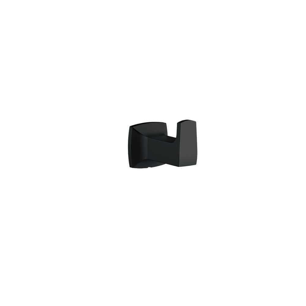 Gerber Fairbanks J-Hook Robe/Towel Bath Hook in Satin Black D446062BS ...