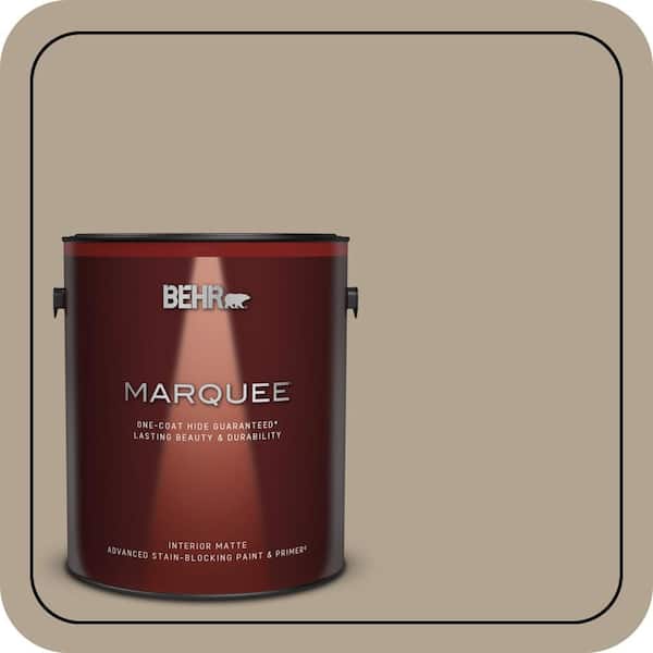 BEHR MARQUEE 1 gal. #T11-7 Fretwire Matte Interior Paint & Primer