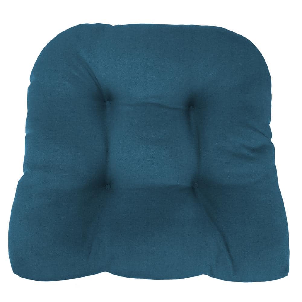 Celosia Legion Blue Tufted Outdoor Wicker Cushion Set