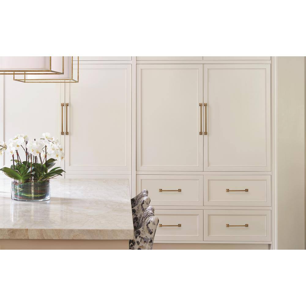 Gilded Bronze 8'' Appliance Pull with Mounting Hardware
